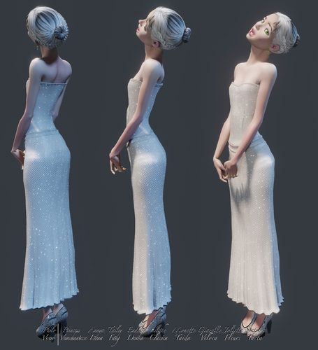 Joliette Fleurs, Early Wedding Gown III #2