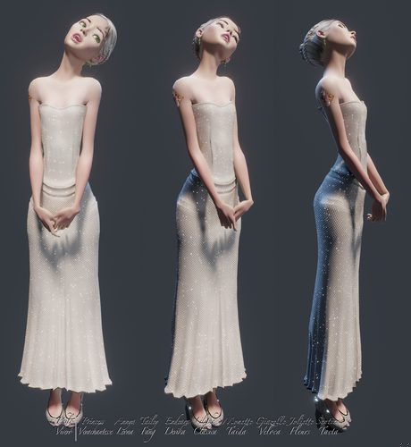 Joliette Fleurs, Early Wedding Gown III #3