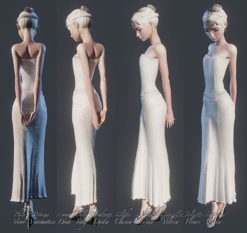 Joliette Fleurs, Early Wedding Gown III #4