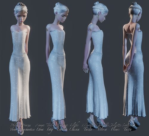 Joliette Fleurs, Early Wedding Gown III #5