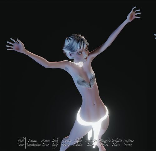 Joliette Fleurs, White Hot #2
