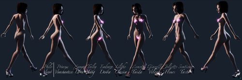 Annya-Leona Bright Fireglow Bikini Bits Turnarounds III #2