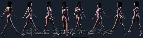 Annya-Leona Bright Fireglow Bikini Bits Turnarounds II #4