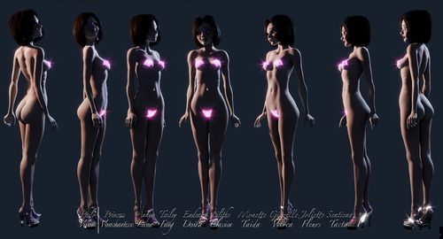 Annya-Leona Bright Fireglow Bikini Bits Turnarounds II #10