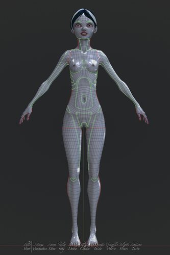 Giazelle Veloca and her New Base Mesh II #1