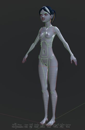 Giazelle Veloca and her New Base Mesh I #2