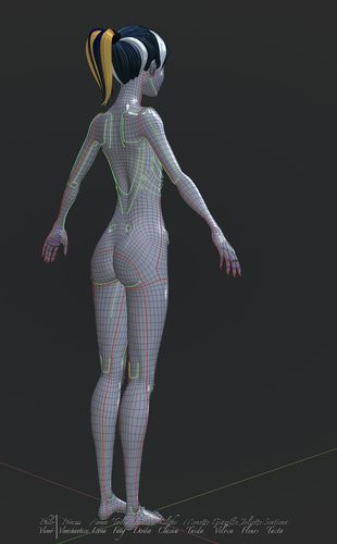 Giazelle Veloca and her New Base Mesh I #3
