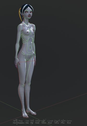 Giazelle Veloca and her New Base Mesh II #4