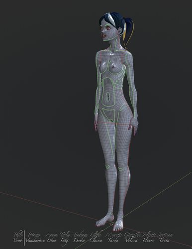 Giazelle Veloca and her New Base Mesh I #5
