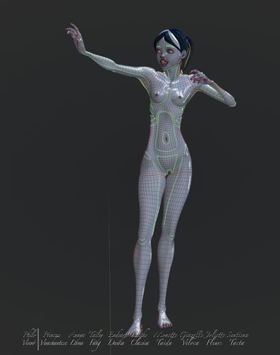 Giazelle Veloca and her New Base Mesh II #7