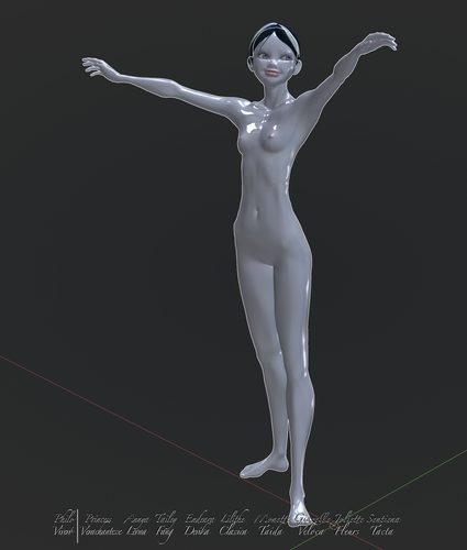 Giazelle Veloca and her New Base Mesh II #13