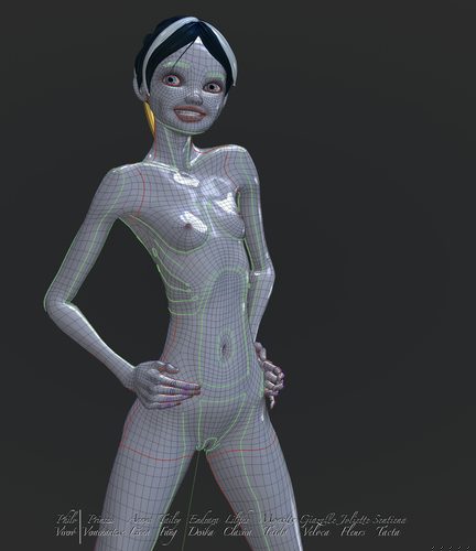 Giazelle Veloca and her New Base Mesh II #14