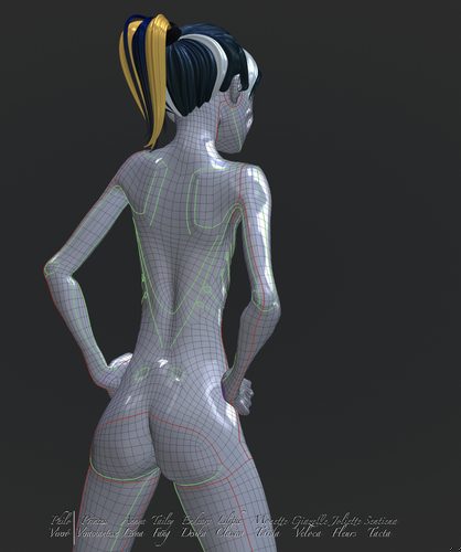 Giazelle Veloca and her New Base Mesh I #15