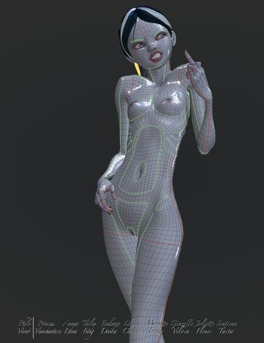 Giazelle Veloca and her New Base Mesh I #20