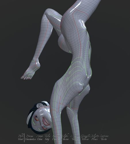 Giazelle Veloca and her New Base Mesh II #21