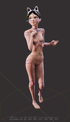 Giazelle Veloca New Mesh and Rig 2025, Rig Overlays Edition I #3