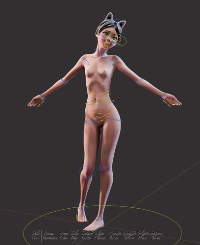 Giazelle Veloca New Mesh and Rig 2025, Rig Overlays Edition I #7