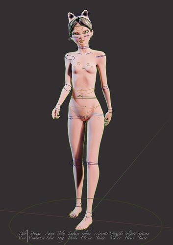 Giazelle Veloca New Mesh and Rig 2025, Rig Overlays Edition I #9