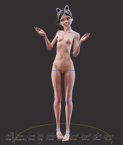 Giazelle Veloca New Mesh and Rig 2025, Rig Overlays Edition II #4