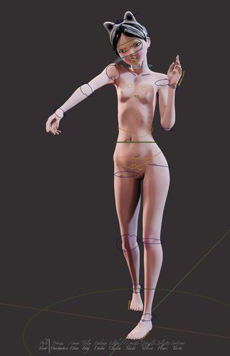 Giazelle Veloca New Mesh and Rig 2025, Rig Overlays Edition II #6