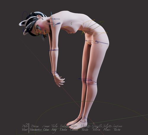 Giazelle Veloca New Mesh and Rig 2025, Rig Overlays Edition II #10