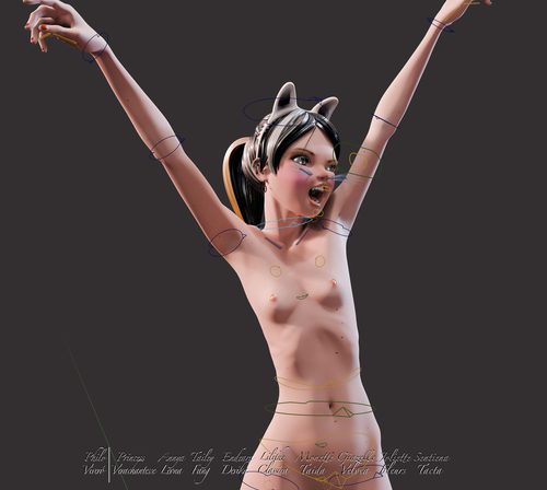 Giazelle Veloca New Mesh and Rig 2025, Rig Overlays Edition II #11