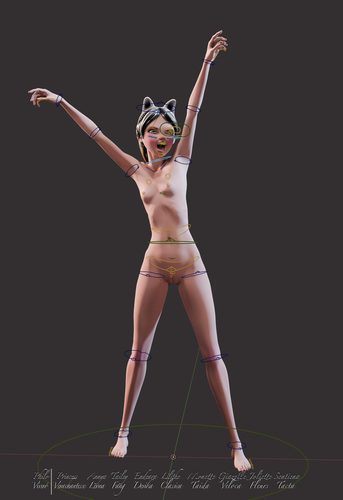 Giazelle Veloca New Mesh and Rig 2025, Rig Overlays Edition II #13