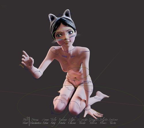 Giazelle Veloca New Mesh and Rig 2025, Rig Overlays Edition III #8