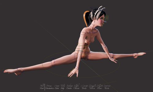 Giazelle Veloca New Mesh and Rig 2025, Rig Overlays Edition III #12