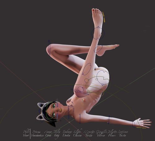Giazelle Veloca New Mesh and Rig 2025, Rig Overlays Edition III #13