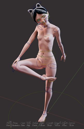 Giazelle Veloca New Mesh and Rig 2025, Rig Overlays Edition III #15