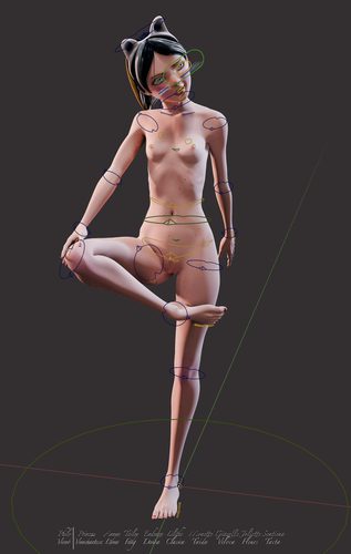 Giazelle Veloca New Mesh and Rig 2025, Rig Overlays Edition III #16