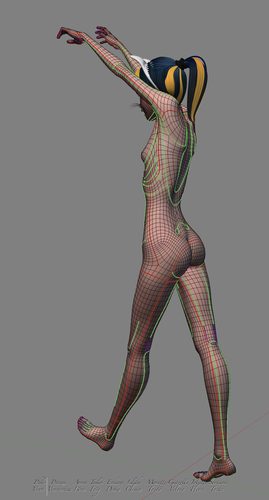 Giazelle Veloca New Mesh and Rig 2025, Wires Full Nude I #2