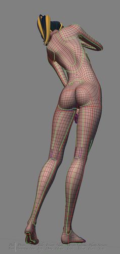 Giazelle Veloca New Mesh and Rig 2025, Wires Full Nude II #2