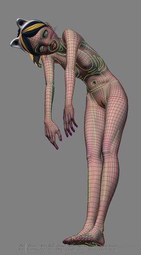 Giazelle Veloca New Mesh and Rig 2025, Wires Full Nude I #4