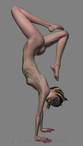 Giazelle Veloca New Mesh and Rig 2025, Wires Full Nude II #4