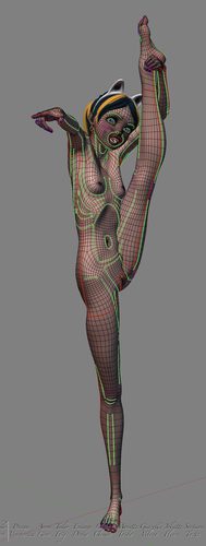 Giazelle Veloca New Mesh and Rig 2025, Wires Full Nude I #6