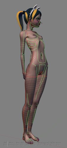 Giazelle Veloca New Mesh and Rig 2025, Wires Full Nude III #6