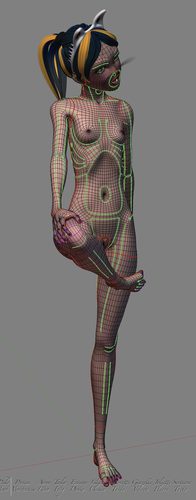 Giazelle Veloca New Mesh and Rig 2025, Wires Full Nude II #7