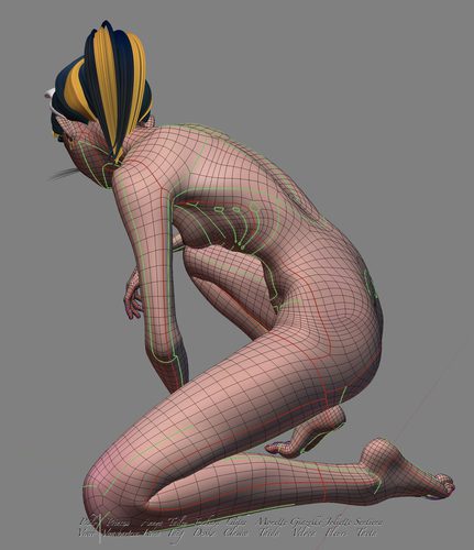 Giazelle Veloca New Mesh and Rig 2025, Wires Full Nude I #10