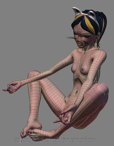 Giazelle Veloca New Mesh and Rig 2025, Wires Full Nude II #10