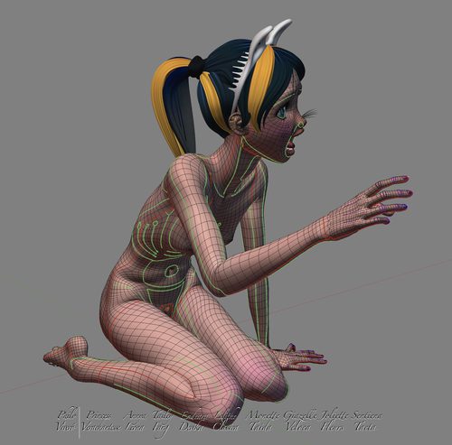 Giazelle Veloca New Mesh and Rig 2025, Wires Full Nude III #10