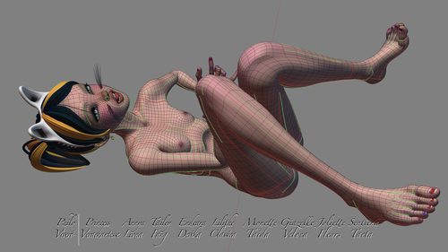 Giazelle Veloca New Mesh and Rig 2025, Wires Full Nude II #13