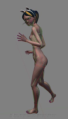 Giazelle Veloca New Mesh and Rig 2025, Wires Full Nude II #15