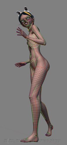 Giazelle Veloca New Mesh and Rig 2025, Wires Full Nude III #15