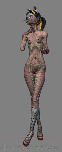 Giazelle Veloca New Mesh and Rig 2025, Wires with Mask and Boots I #1