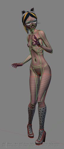 Giazelle Veloca New Mesh and Rig 2025, Wires with Mask and Boots I #3
