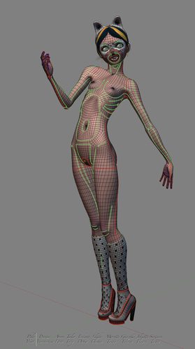 Giazelle Veloca New Mesh and Rig 2025, Wires with Mask and Boots III #3