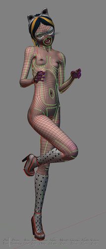 Giazelle Veloca New Mesh and Rig 2025, Wires with Mask and Boots I #5