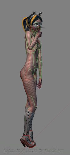Giazelle Veloca New Mesh and Rig 2025, Wires with Mask and Boots I #6